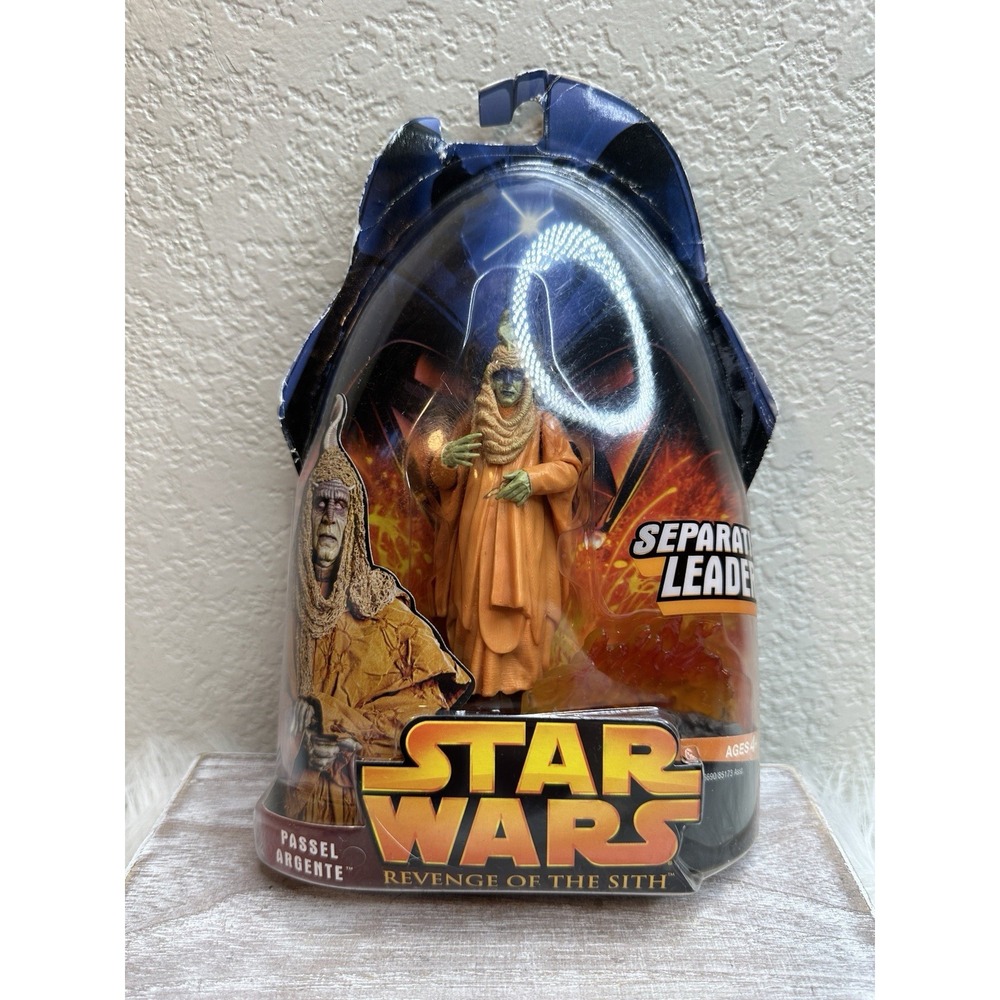$19 🌙 STAR WARS REVENGE OF‎ THE SITH #61 PASSEL ARGENTE ACTION FIGURE